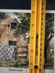 Judy Hartsfield Print Vintage 1995 Chicken Quilt Alabama Country Farm Framed