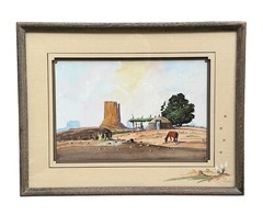 William Zivic “Canyons Of Stone” Tucson Arizona Southwest Painting Signed/Dated