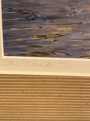 Susan Robert’s Photography Framed 11×9 “The Stalk” Heron Numbered 29/150
