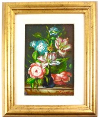 Vintage Antique Old Oil Painting Master – Still life around 17th Century . No2