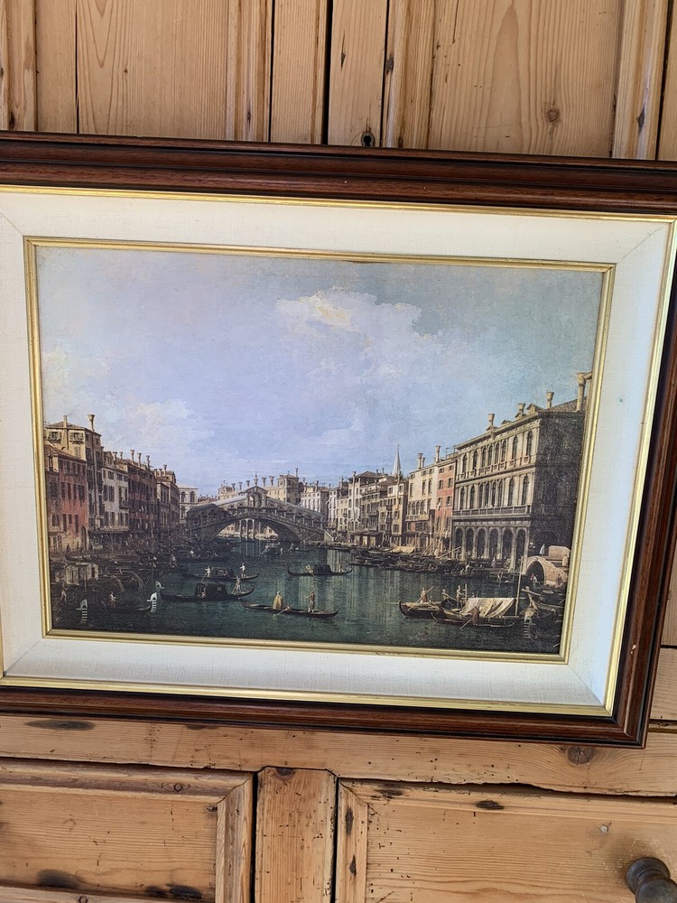 Pair 17 Th Century Venetian Masterpiece Paintings Framed