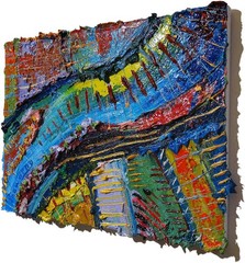 ORIGINAL OIL█PAINTING OCEAN ART█SIGNED ’26█LANDSCAPE OUTSIDER NATURE REALISM POP