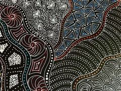 Rayleen Price Pula, Authentic Aboriginal art .Incl Photo’s and COA.