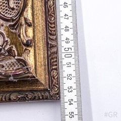 Original Oil Painting „Landscape“ in Antique Picture Frame (54 x 44 cm)