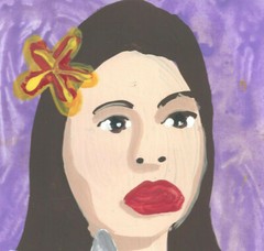 Mitzi with Bitzi by William Mayer new york artist surreal impressionist