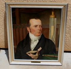 Portrait of Hans Christian Oersted After Christoffer Wilhelm Eckersberg oil