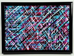 „Busy“ 5″ x 7″ Original Acrylic Abstract Painting Art Unframed