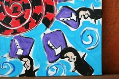ABE LINCOLN A-ROUND Jr CHARLIE FAST OUTSIDER POLITICAL FOLK POP ART PRESIDENT