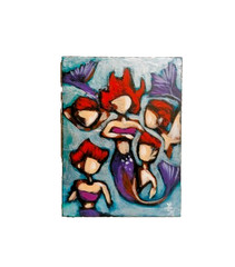 Miniature Fine Art Study • Acrylic on Canvas • Signed Original