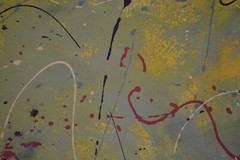 Jackson Pollack style ￼painting￼ 72” X 60”Acrylic, Abstract,POP,XL,Modern,Landsc