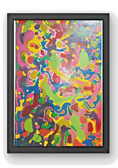 Original Murillo Painting | The Big Bang | Acrylic on Canvas | 36×48″ | Signed