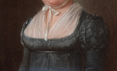 Henri Nicolas van Gorp (1761-1845) „Female portrait“, oil on canvas, 1800/1805