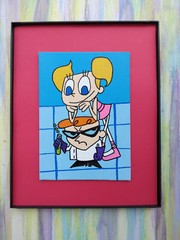 Memories of Saturday Morning Cartoons Acrylic Canvas Fan Art Paintings