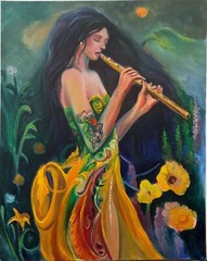 Original Painting Oil, 16×20 inch,Authors Signed Wall Decor Gift Beautiful Woman
