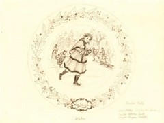 Georgann Schroeder (US,20C) graphite painting 154085