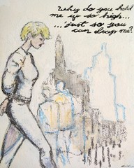 10 inch x 8 inch – Pastel Drawing – NO FRAME by A. Avila