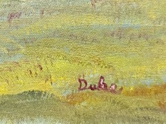 Vintage Original Washington Cascades PNW Landscape Textured Painting 24×18 Frame