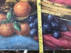 JANICE McKNIGHT Mid Century Modern Abstract Still Life Oil on Canvas Painting