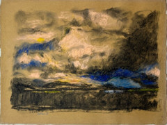 „Stapafell, Iceland“, Heinrich G. Noé, 2016, Pastel, 51×39 cm