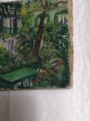 ​Original Karen Dupré Acrylic Painting – Vintage 1980s Miniature – Signed…