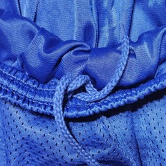 Vintage BAW Athleticwear Blue And Black Gym Shorts Multiple Sizes No Pockets