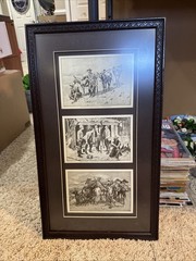 Artwork of „The Golden Age“. Reproductions of Fredric Remington.