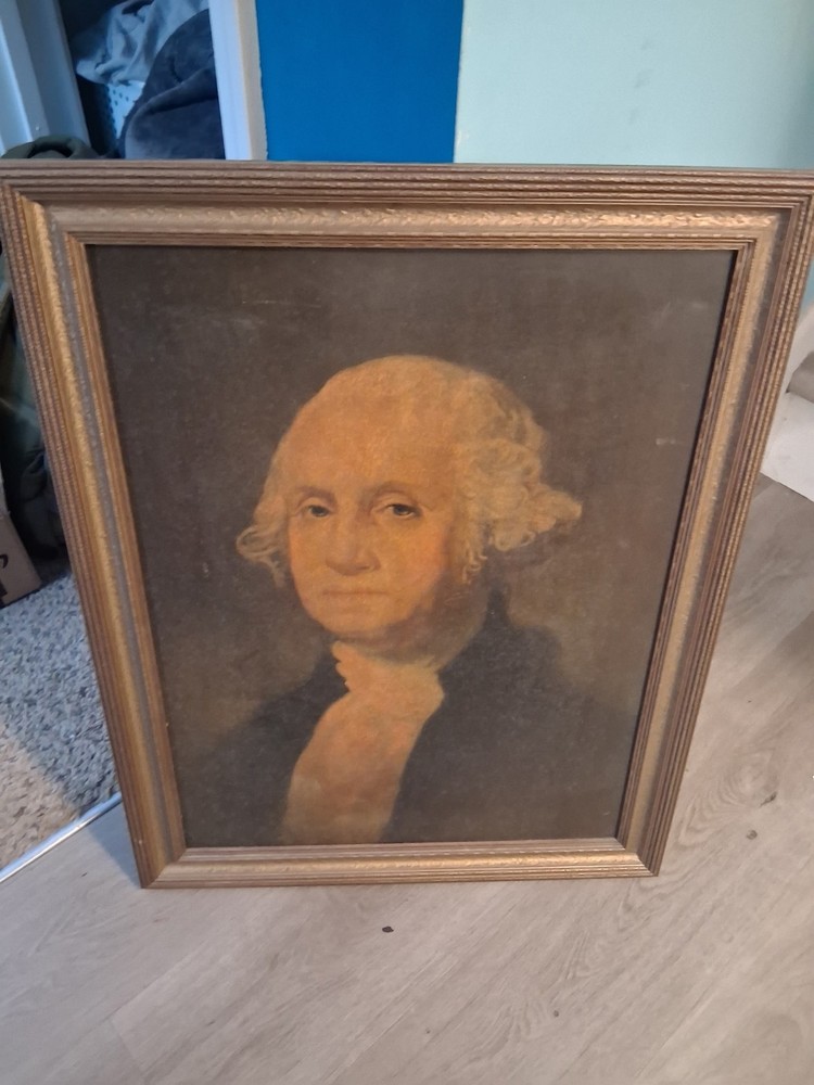 George Washington Portrait Reprint On Canvas Original Painting