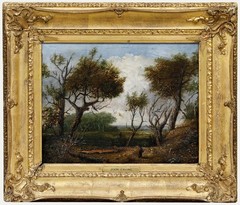 Attrib. John Crome (1768-1821) – 19th Century Oil, Figure in a Wooded Landscape