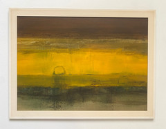 Vintage Contemporary Abstract Oil Painting by Jerry Stangl, Wisconsin