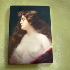 KPM portrait Of Nude Woman Dafney On Porcelain Reproduction By Meyer Bach