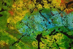 Jackson Pollock Style Giant Canvas Painting 84”X62” (7 Foot) Abstract Modern XL