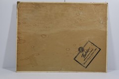 Vintage MCM Goldfish Painting Board Original 1959 Aquarium Koi Pond Asian Decor