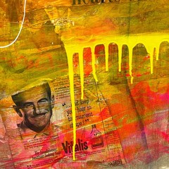 Original Mixed Media Abstract Modern Art Painting 24×36 „Embassy“ Signed