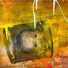 Original Mixed Media Abstract Modern Art Painting 24×36 „Embassy“ Signed