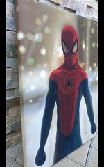 Spiderman large canvas (one of a kind artwork)