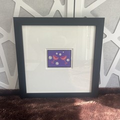 Original Vintage Whimsical Pop Art Painting Signed DG – Cocktail Toast -Framed