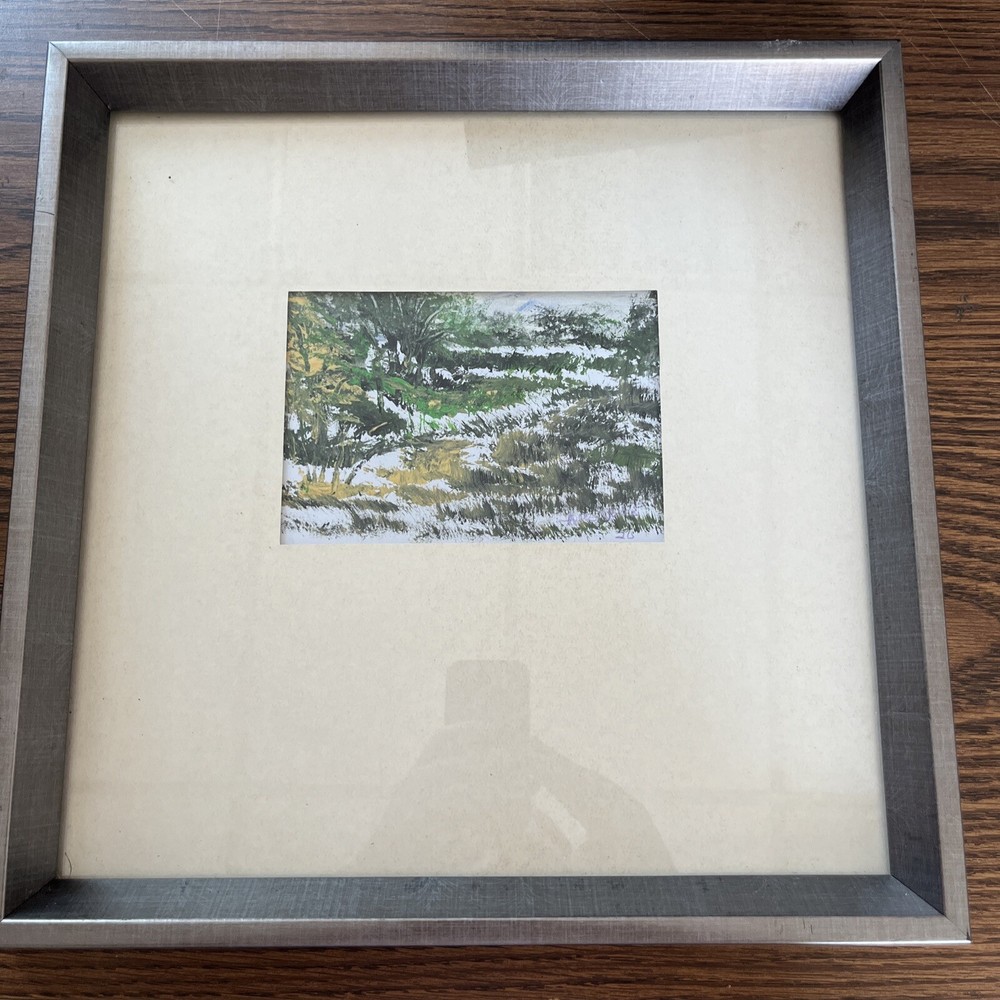 Angelo Perrone Signed Original Painting: Modern New England Nature Season Change