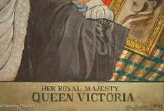 Rare Antique Oil Painting of Queen Victoria & Prince Albert, Edward Clayton 1863