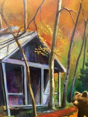 Original painting oil, 30×24 inch, Home Gift, Wall Art Decor, Authors Signed Art