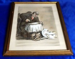 Framed Original Artist Signed Georges Tournon Pastel Painting
