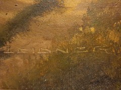 Original Oil Painting Landscape Village Church Signed 49x59cm Oil On Canvas Picture