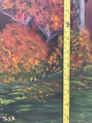 DENNIS TASA Original ABSTRACT MODERN IMPRESSIONIST OIL ON CANVAS Taos NM Artist