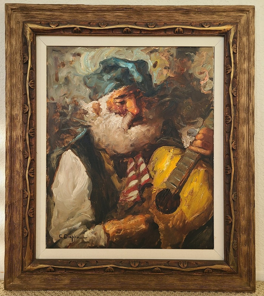 Carlo Ciappa 1890-1970 Oil On Canvas „Pablo“