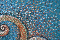 Original oil painting „Octopus“. The painting was created by a Ukrainian artist