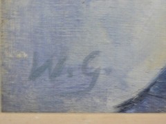 WILLIAM GLACKENS (1870-1938, New York); attributed, STILL LIFE, O/C, Signed WG