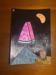 Original Star Trek Captain Kirk Fruit Space Moon Alien Abduction Spaceship Alien
