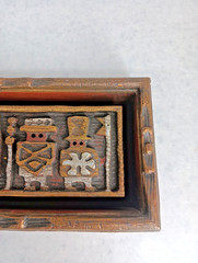 Hand Crafted Wall Art. Medival Soldiers.Wood/Hand Painted. 20.5x6x2.5 inches