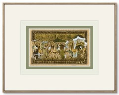 The Great Silk Road Fine Art Print Journey Of Ibn Battuta Interior Decor 11X18