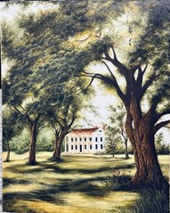 Large Original Canvas Oil Painting Louisiana “Home On The bayou”Signed 22 X 28