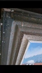 Vintage Carlos De Leon Campos 1980 Oil Painting Guatemalan Street Scene Framed